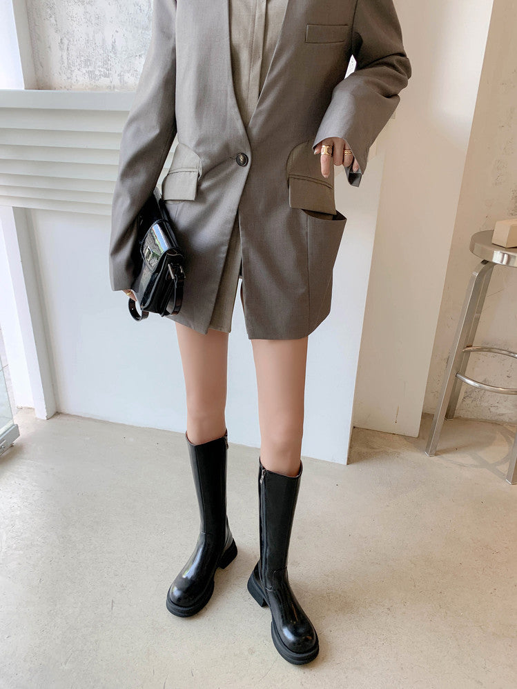 Karin Luna In Stock Versatile Round-Toe Riding Boots