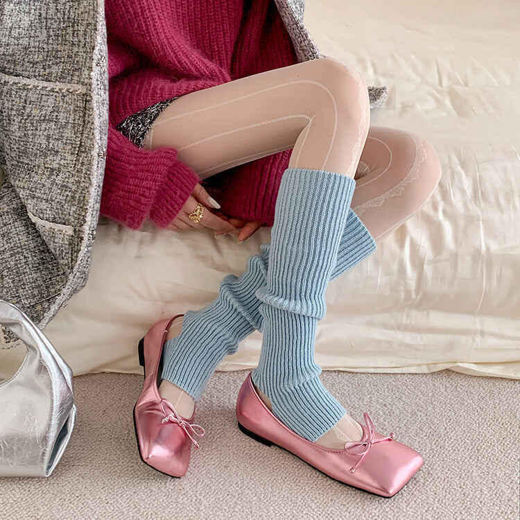 Karin Luna In Stock Spot Goods  Hurry up and grab this hot item!！Square-Toed Flat Granny Shoes