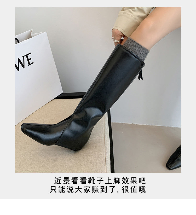Karin Luna In Stock In-stock Thigh Circumference Inner Height Increase Long Boots