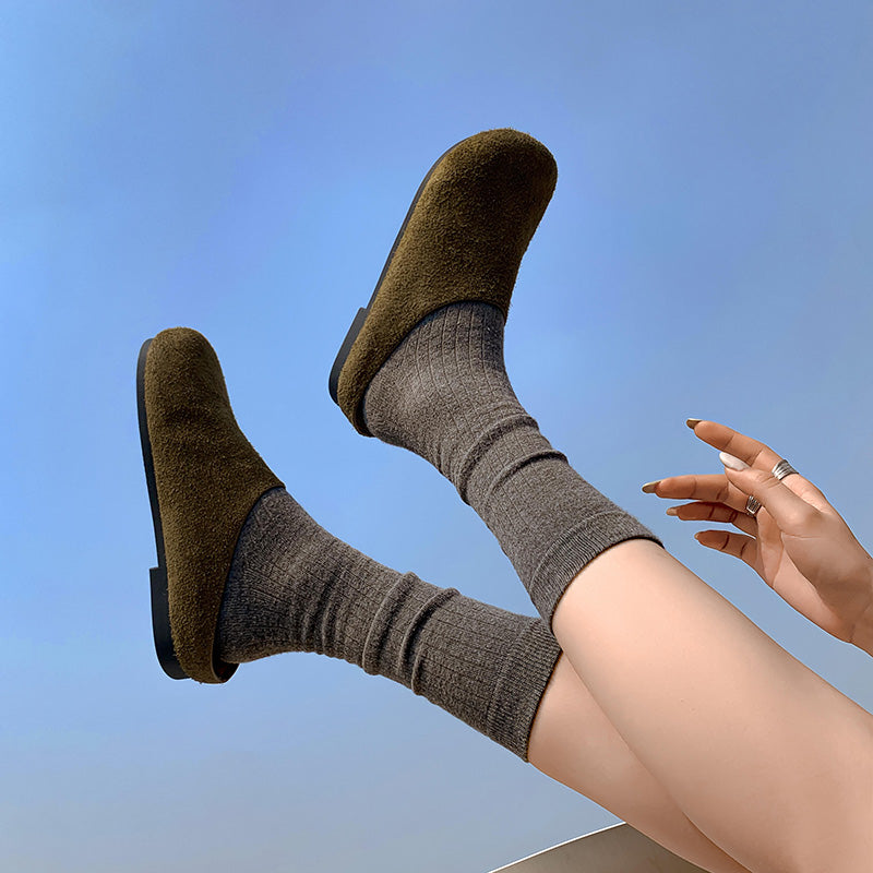 Karin Luna Full Layer Inside and Out~Spot Goods Spot Goods Basic Versatile Mules Slippers