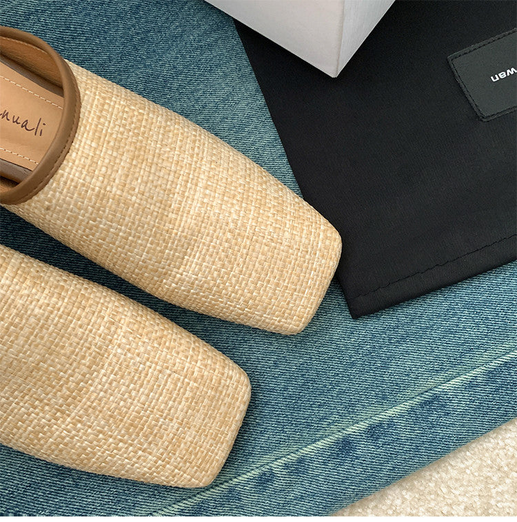 Karin Luna In Stock Spot Goods Baotou Vacation Style Height-Increasing Slippers