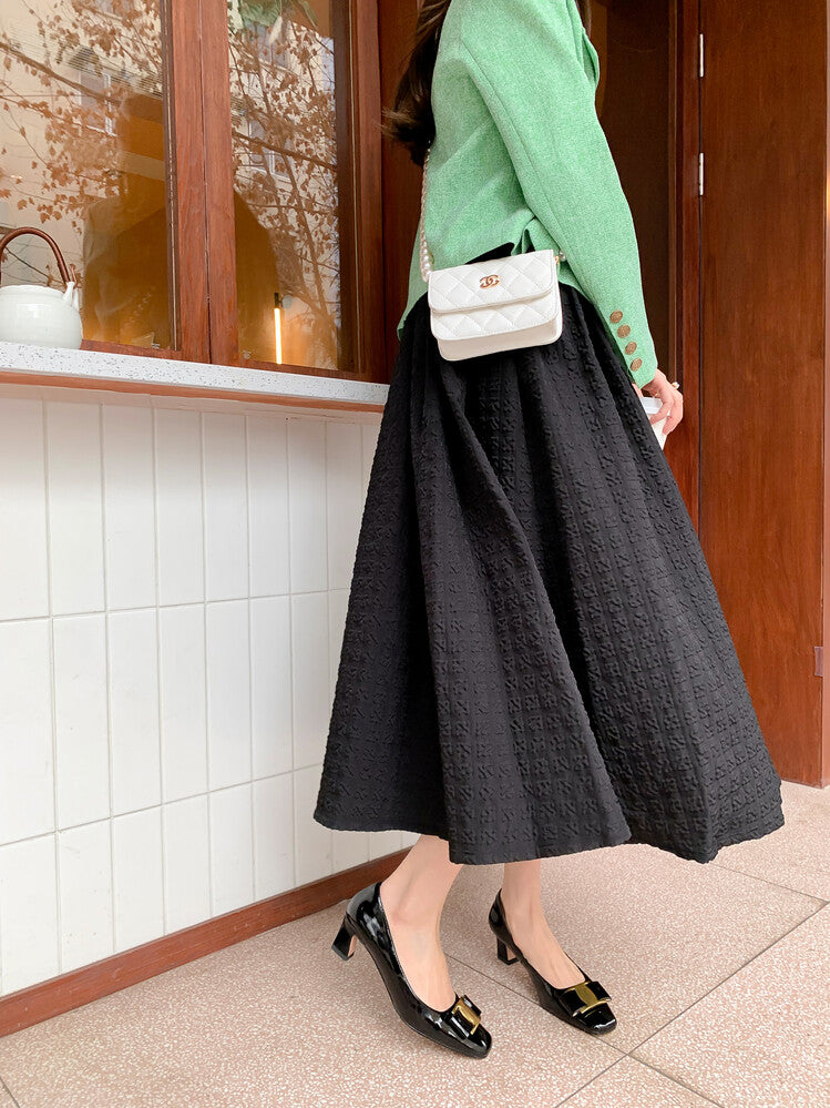 Karin Luna In Stock Spot Goods Classic Bestseller Ferragamo Full Leather Inside and Out Commuting Four Seasons Can Be Worn！
