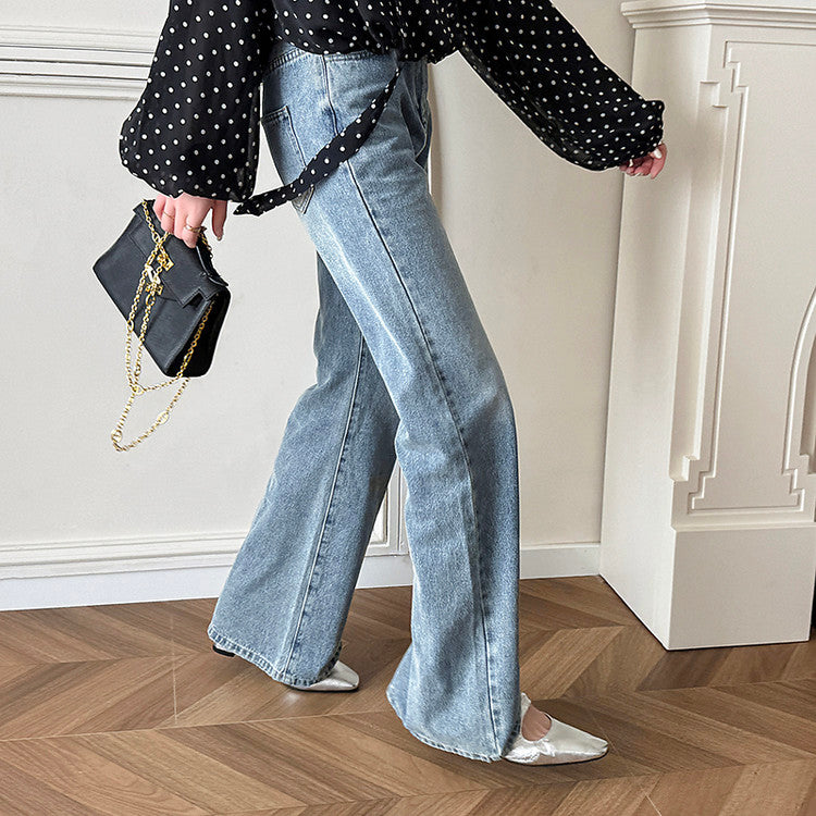 Karin Luna In Stock  Spot Goods Small Square Toe Wrinkled Chunky Heel Closed-Toe Sandals
