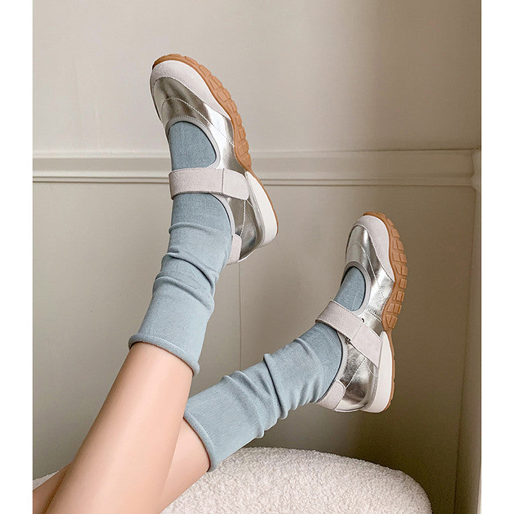 Karin Luna Casual Sports Bottom  Magic Tape Round Toe Casual Style Single Shoes