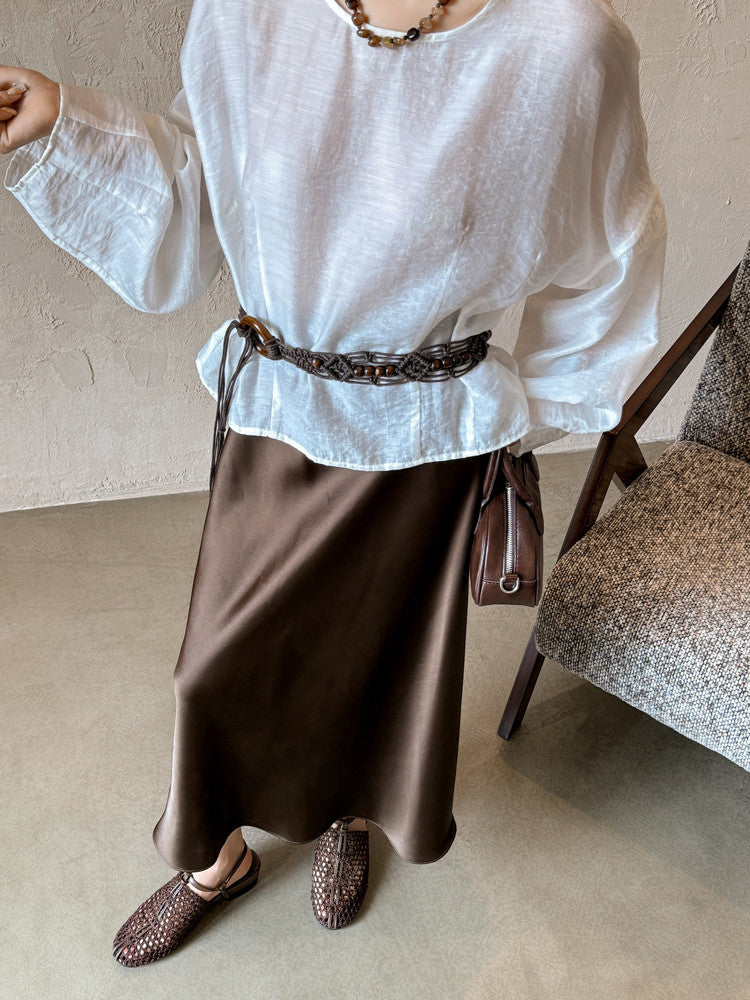 Karin Luna In Stock Spot Goods  Resort Style Series~Casual woven closed-toe flat sandals