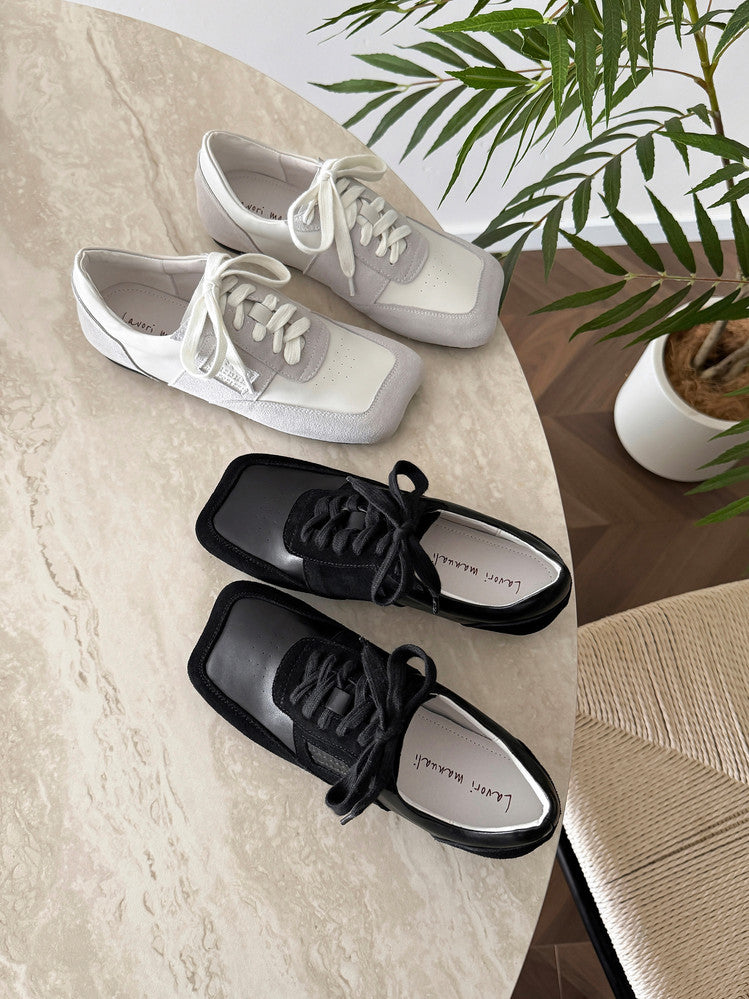 Karin Luna Casual Shoes Series~  In stock Lace-up Thick-soled Deep Mouth Single Shoes