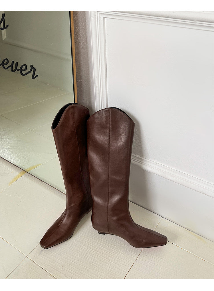 Karin Luna In Stock Spot Goods  Pointed Toe v Slimming Western Boots