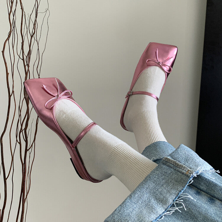 Karin Luna Hot-Selling Derivative Edition~Comes with data plan included Must-have Butterfly Knot Closed-Toe Height-Increasing Slippers
