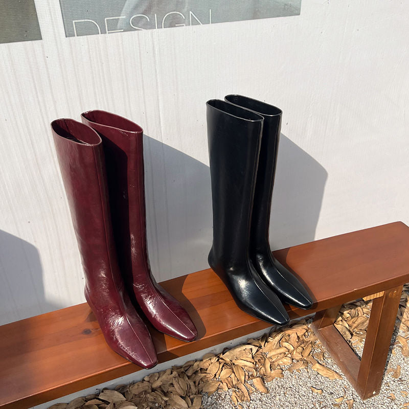 Karin Luna Retro Style  Flat Long Boots