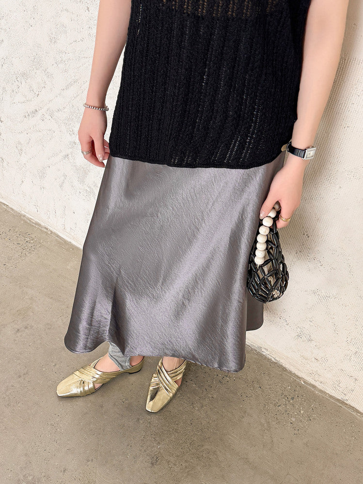Karin Luna In Stock In Stock Basic Elegant Fairy Style Small Square Toe Sheepskin Slippers