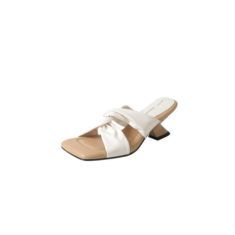 Karin Luna In Stock In Stock Basic Versatile Cross Strap Sofa Insoles Slippers