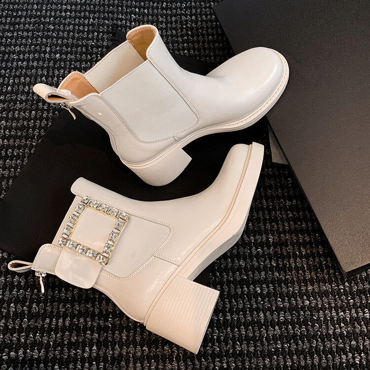 Karin Luna Bestseller Spot Goods Exquisiteness round Head Elastic Long Boots