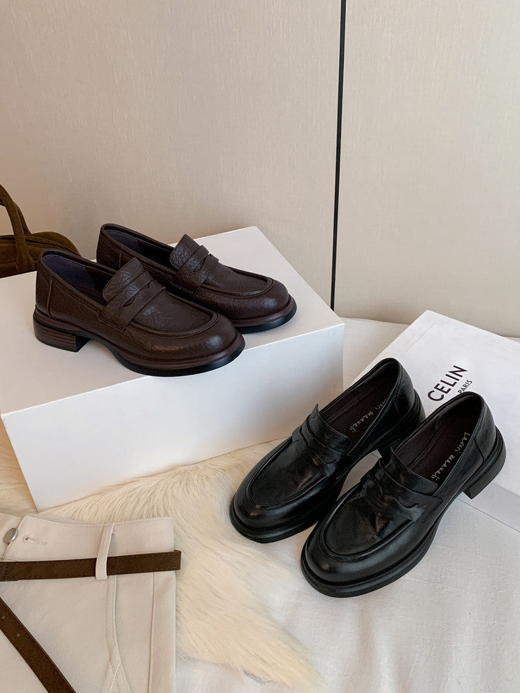 Karin Luna Classic Style British Style Loafers
