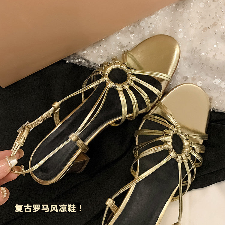 Karin Luna In Stock In Stock  Always in stock Classic French Style Open Toe High Heel Sandals