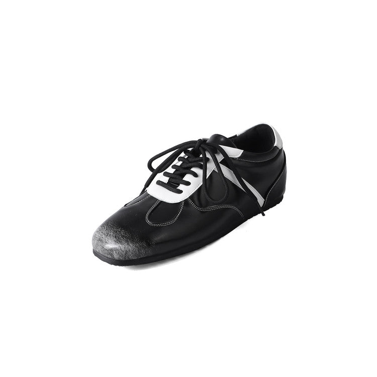 Karin Luna Casual Shoes Series~ Spot Goods Spot Goods Hot-selling Lace-up Hidden Heel Deep Mouth Single Shoes