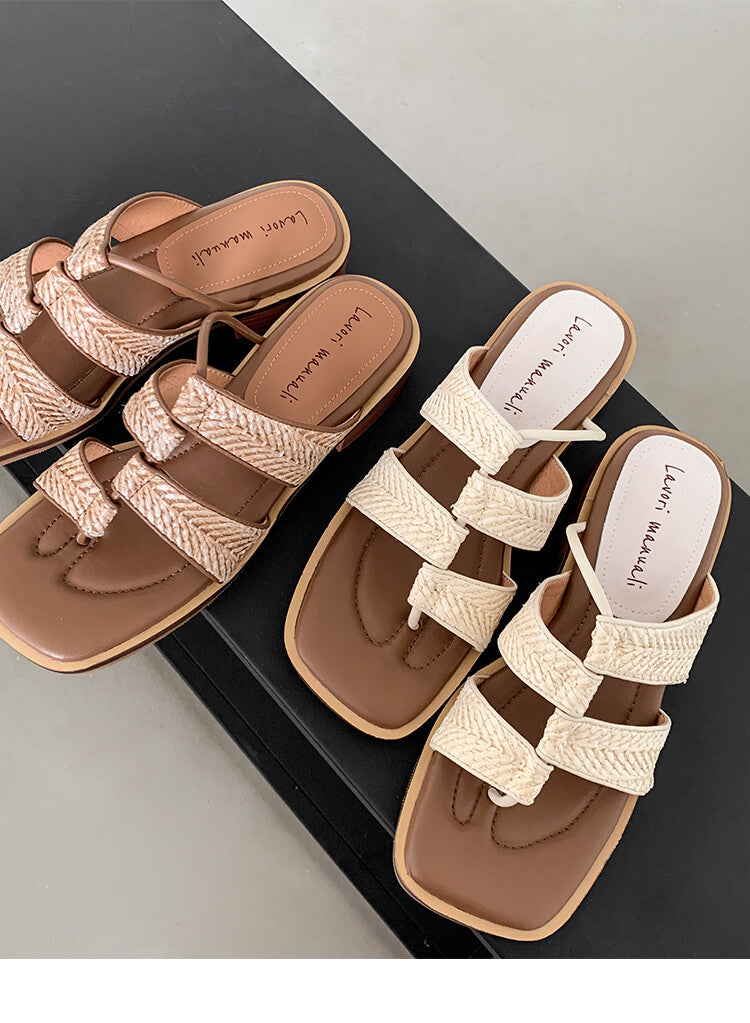 Karin Luna Hot-Selling Series~Resort style with inherent appeal Designed thong sandals