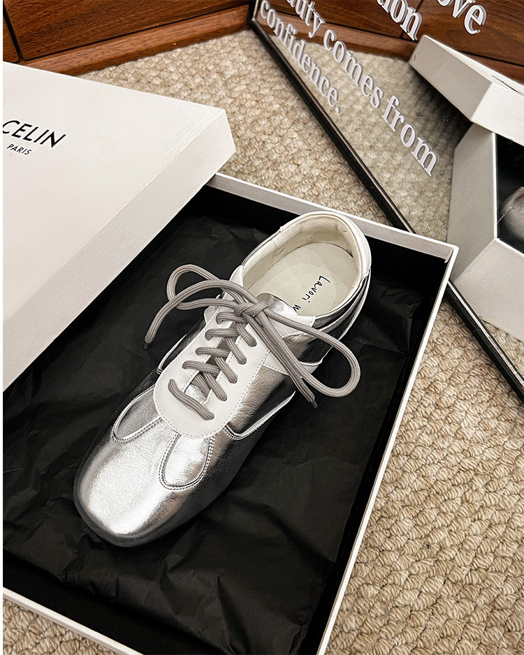 Karin Luna Casual Shoes Series~ Spot Goods Spot Goods Hot-selling Lace-up Hidden Heel Deep Mouth Single Shoes