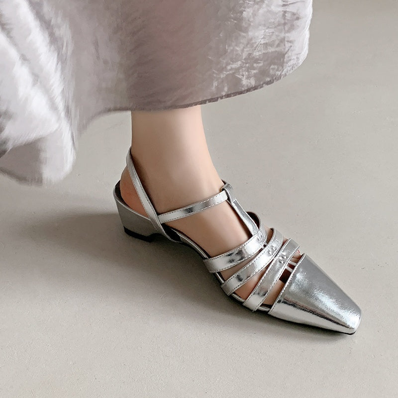 Karin Luna Classic Old Money Style Closed Toe Sandals
