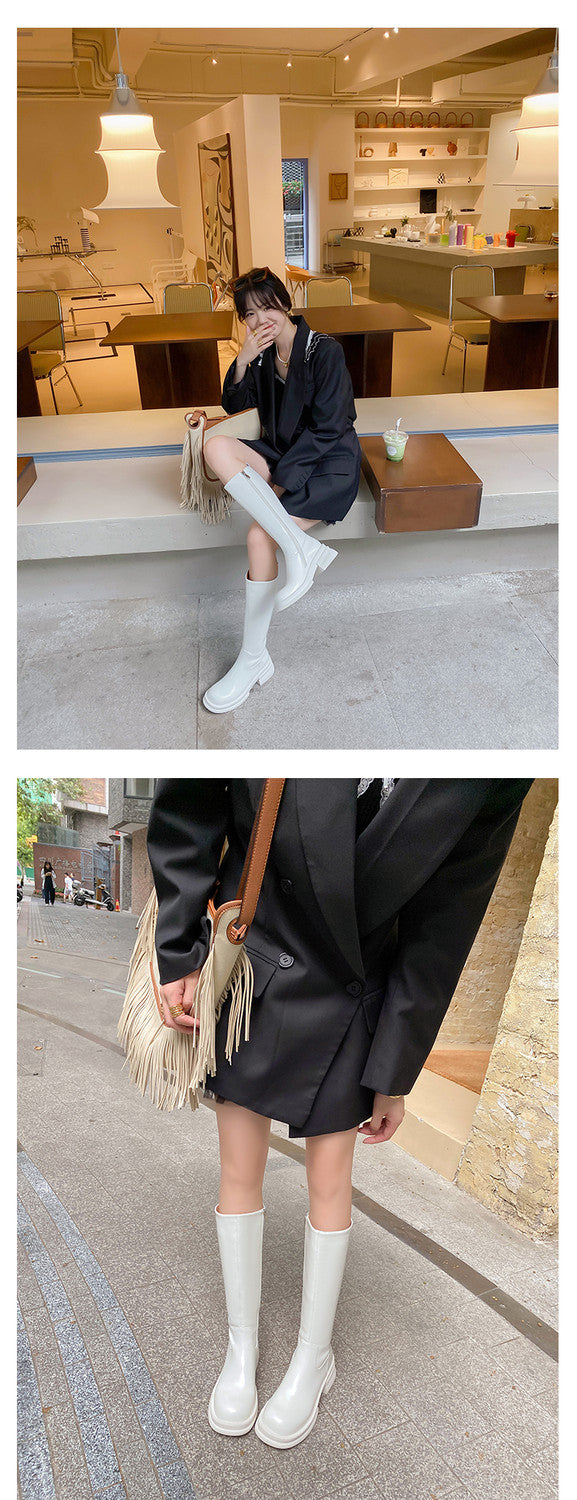 Karin Luna In Stock Versatile Round-Toe Riding Boots