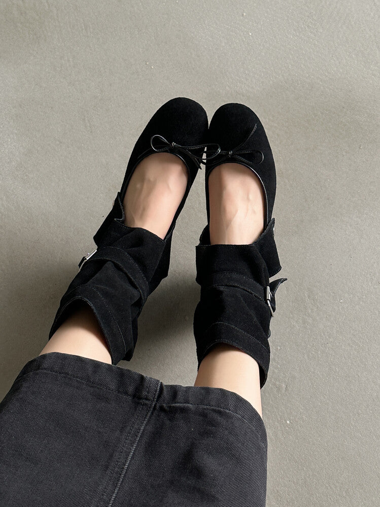 Karin Luna In Stock In Stock  Convertible Boots+Mary Jane  Sweet Bowknot Large Tube