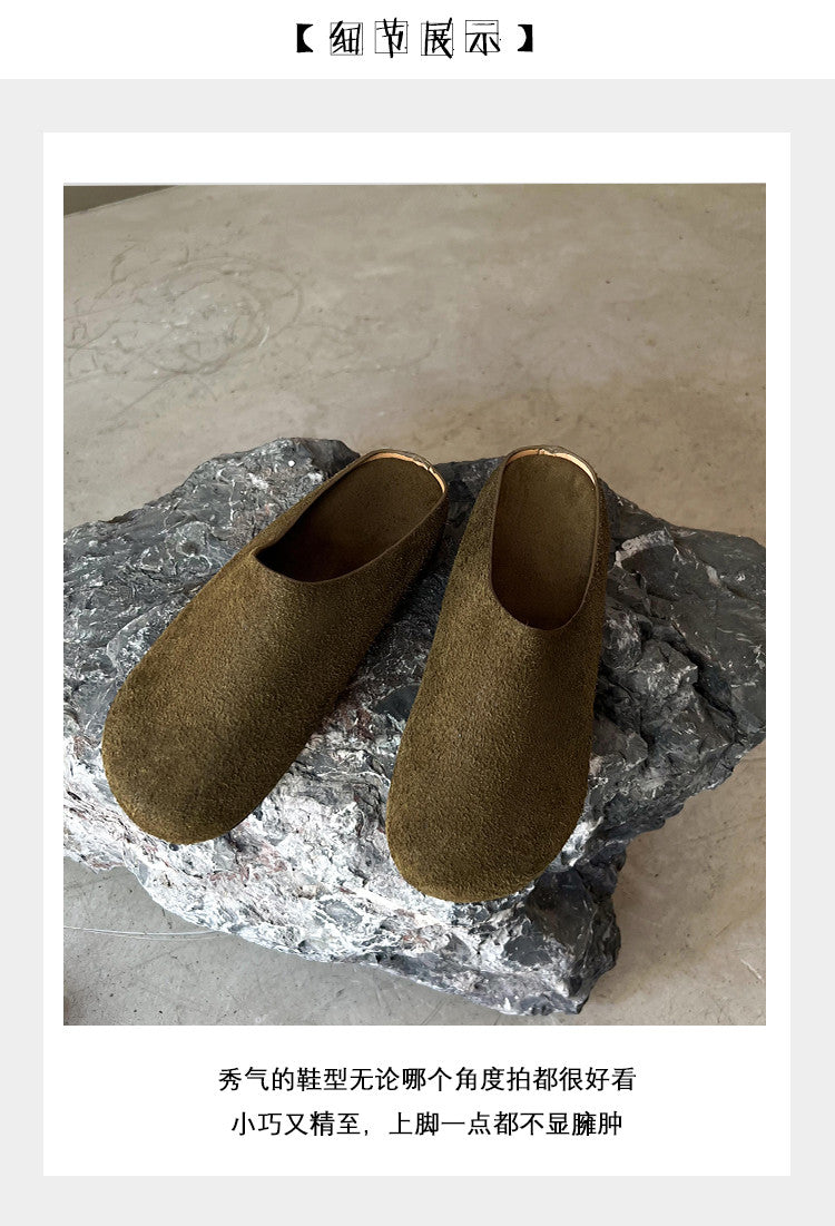 Karin Luna Full Layer Inside and Out~Spot Goods Spot Goods Basic Versatile Mules Slippers