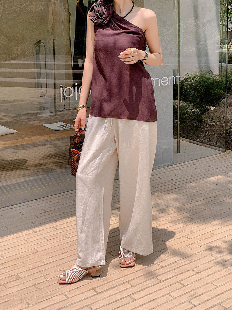 Karin Luna Bestseller Woven Vacation Style Series~ Elegant High Heel Slippers
