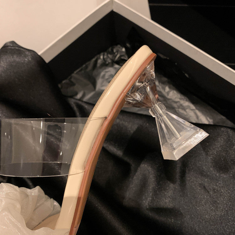 Karin Luna In Stock Spot Goods The feeling of summer Breathable Organza Elegant Slippers