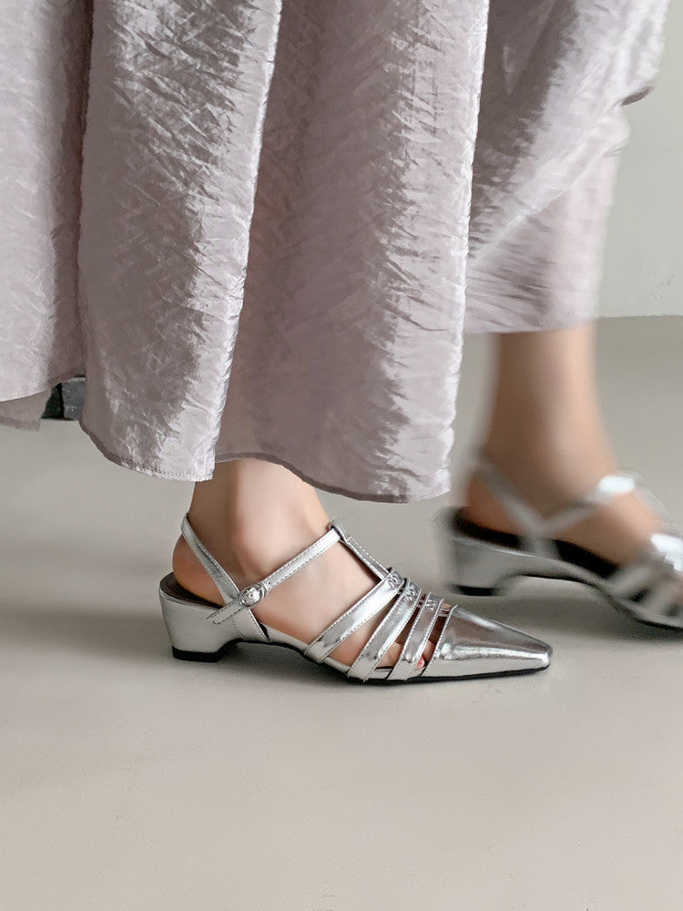 Karin Luna Classic Old Money Style Closed Toe Sandals