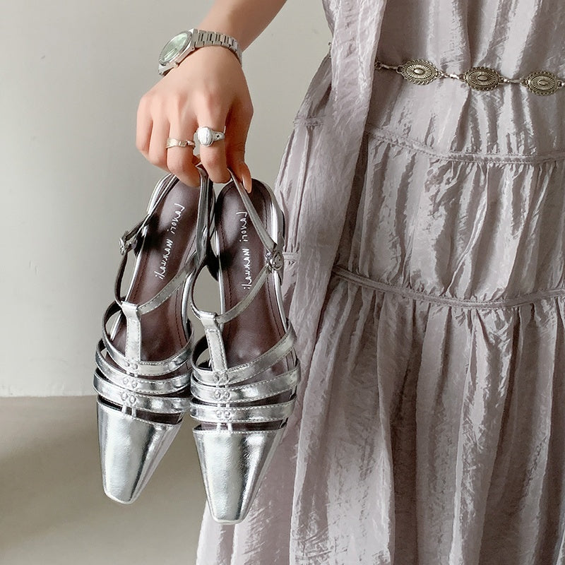 Karin Luna Classic Old Money Style Closed Toe Sandals