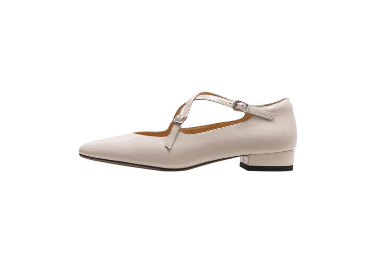 Karin Luna Bestseller Available for sale all seasons Mary Jane with built-in data Full Leather Single Shoes Go ahead with confidence