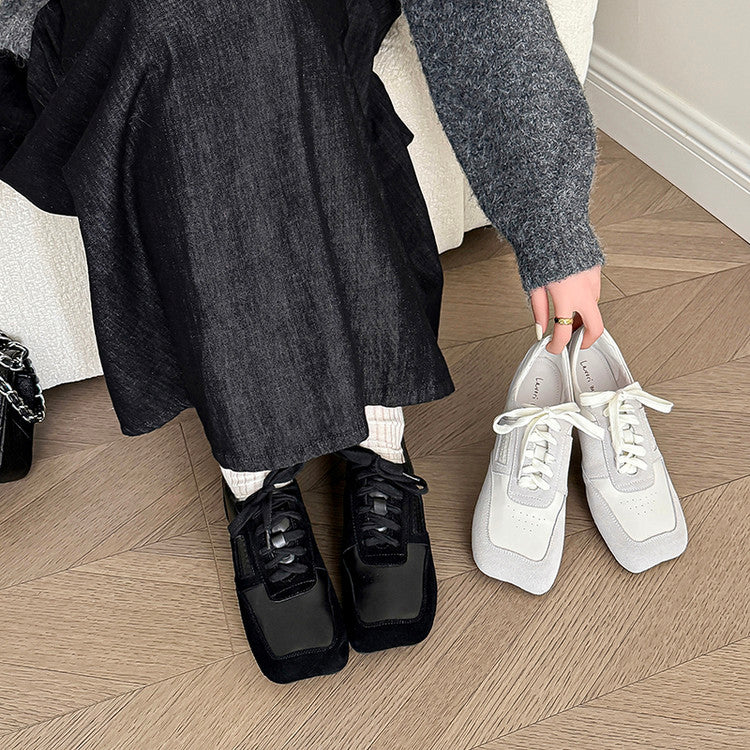 Karin Luna Casual Shoes Series~  In stock Lace-up Thick-soled Deep Mouth Single Shoes