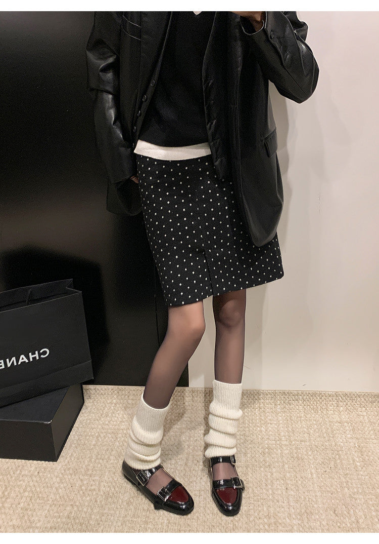 Karin Luna In Stock Spot Goods One-Strap Height-Increasing Belt Buckle Single Shoes
