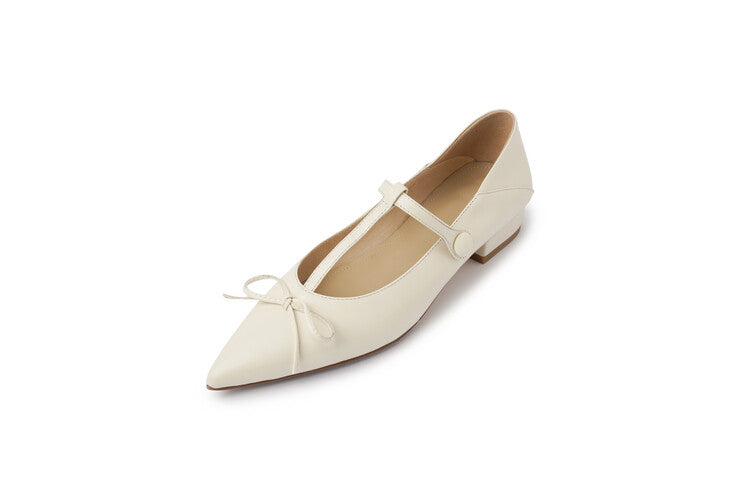 Karin Luna is a perfect Korean drama heroine~French Retro Style Full leather inside and out Pointed Bowknot