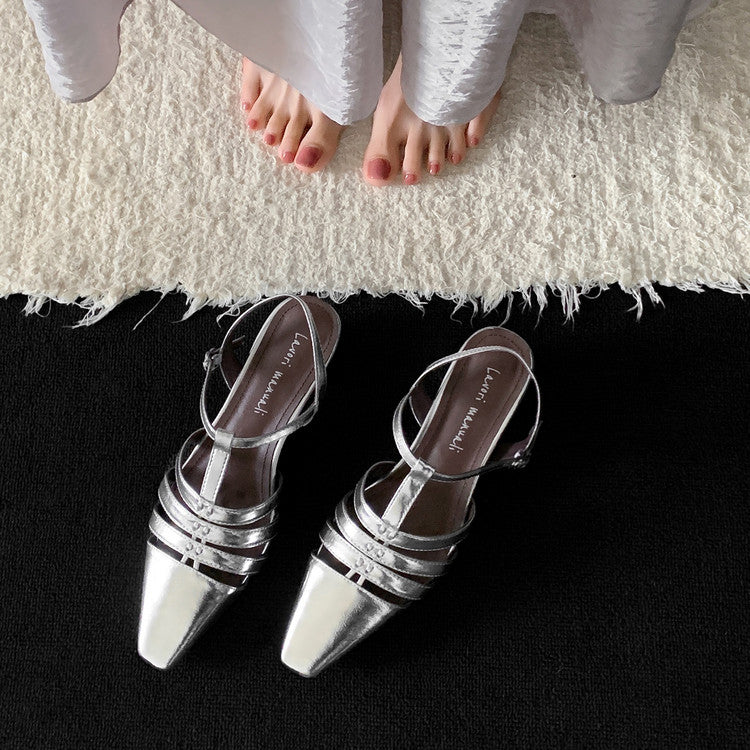 Karin Luna Classic Old Money Style Closed Toe Sandals