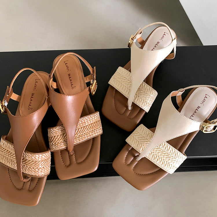 Karin Luna Classic Style  In stock  Basic versatile vacation style thong sandals