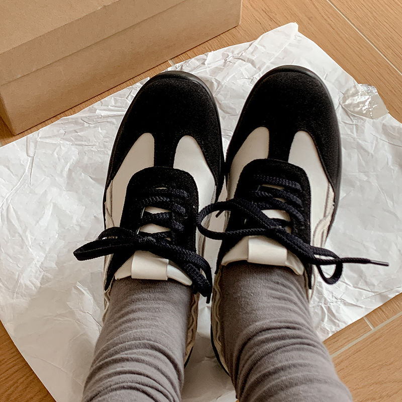 Karin Luna Casual Shoes Series~  In Stock Hot-Selling Versatile Lace-Up Deep Mouth Flats