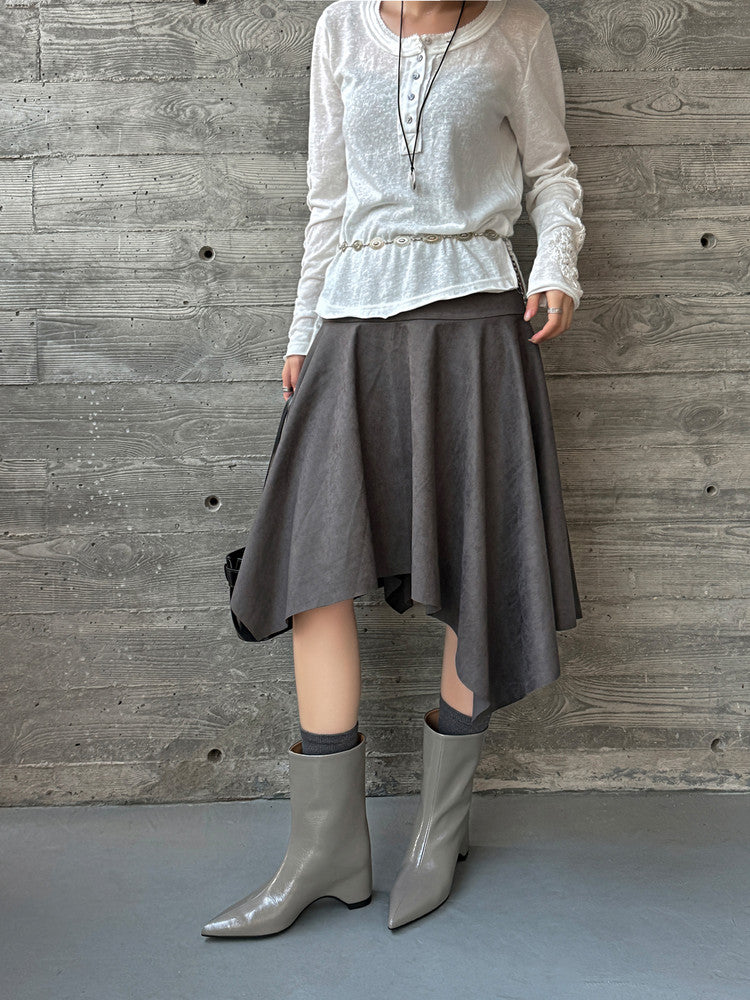 Karin Luna Elegant Pointed Toe Hidden Wedge Short Boots