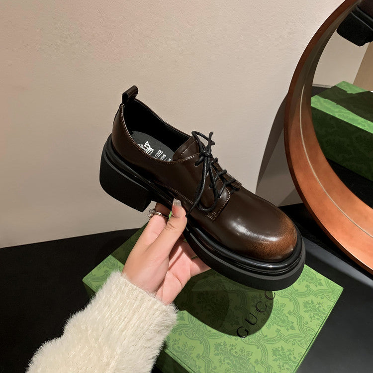 Karin Luna Casual Shoes Series~ In stock Classic Lace-up Thick-soled Casual Shoes