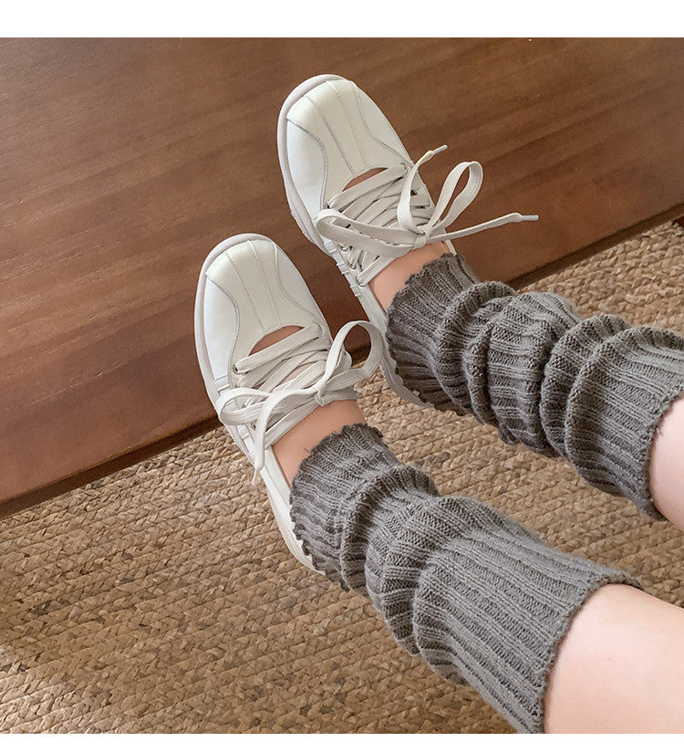 Karin Luna Casual Shoes Series~  In Stock Hot-Selling Versatile Lace-Up Casual Deep Mouth Flats