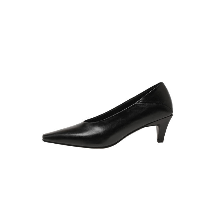Karin Luna In Stock In Stock ~Basic Versatile French Style Small Square Toe Shallow Mouth Single Shoes