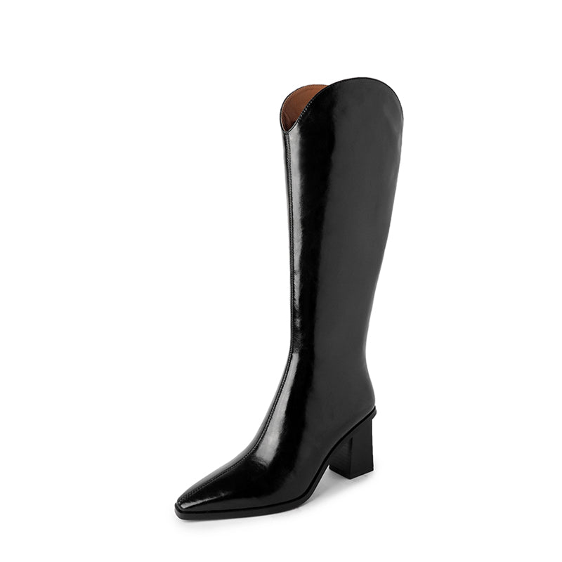 Karin Luna In Stock  Temperament Style v High Heel Long Boots