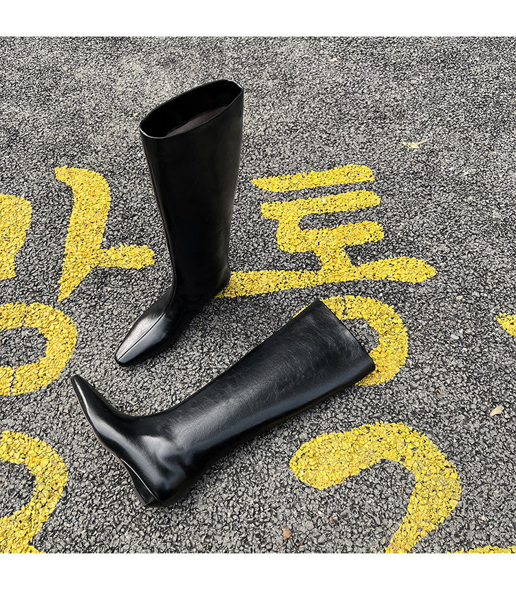 Karin Luna Retro Style  Flat Long Boots