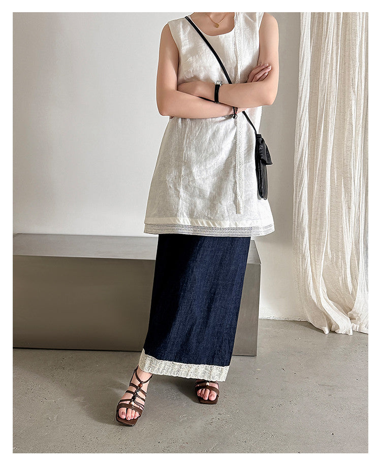 Karin Luna Bohemian Vacation Style~Square Toe Open Toe Sandals
