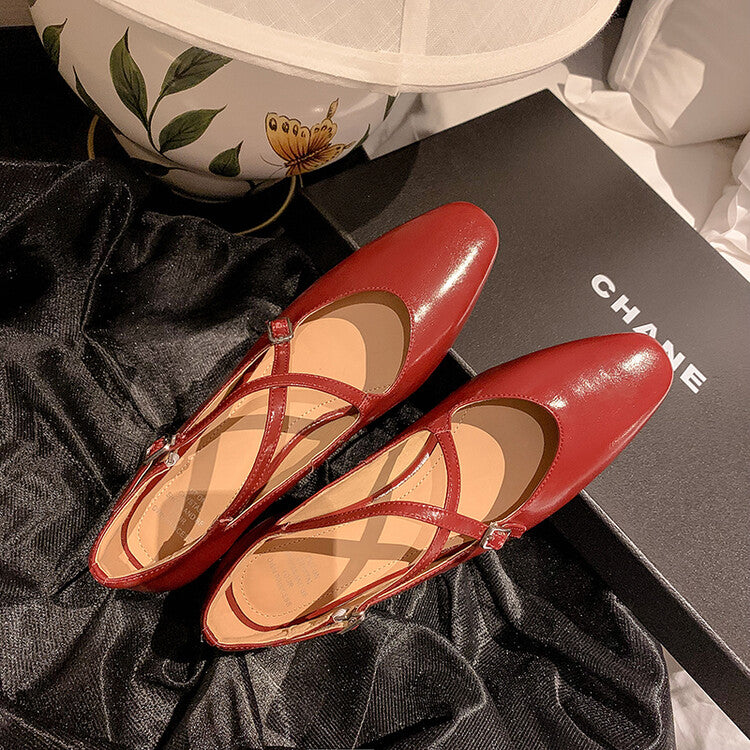 Karin Luna Bestseller Available for sale all seasons Mary Jane with built-in data Full Leather Single Shoes Go ahead with confidence