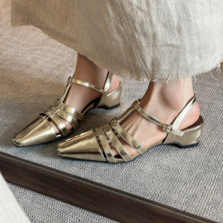 Karin Luna Classic Old Money Style Closed Toe Sandals