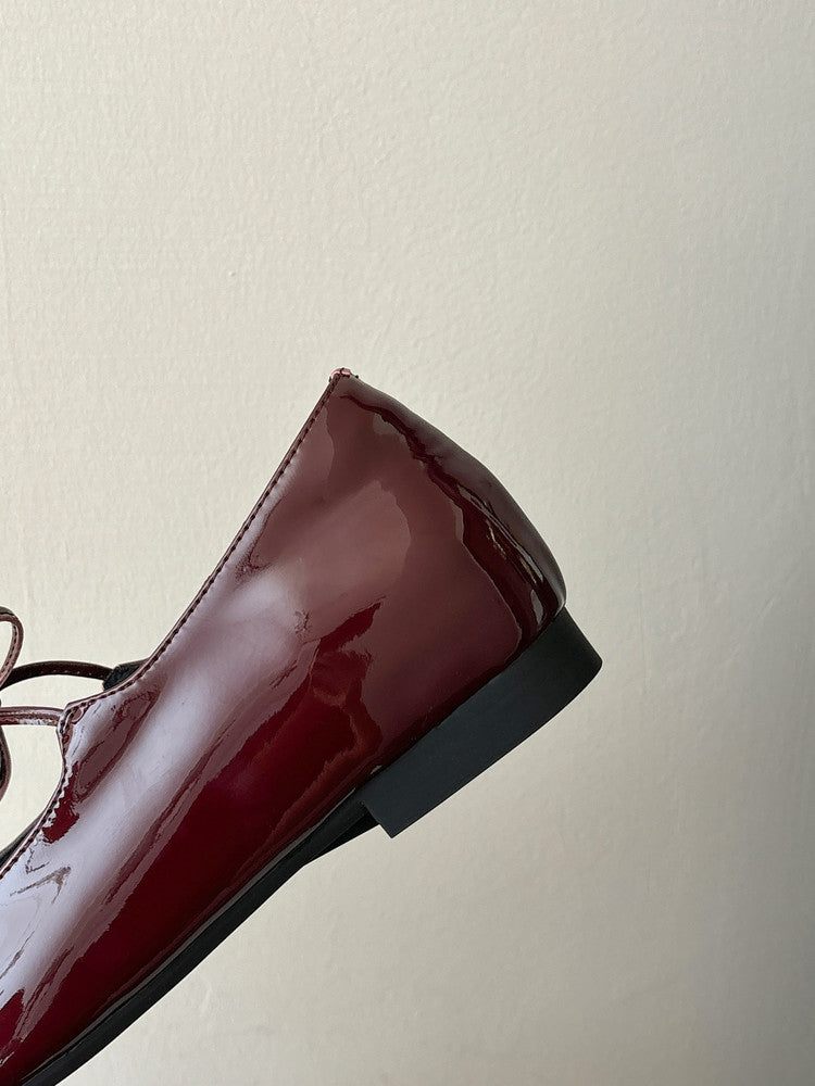 Karin Luna In Stock Spot Goods  Hot-selling Element Bowknot Square Toe Pointed Toe Single Shoes