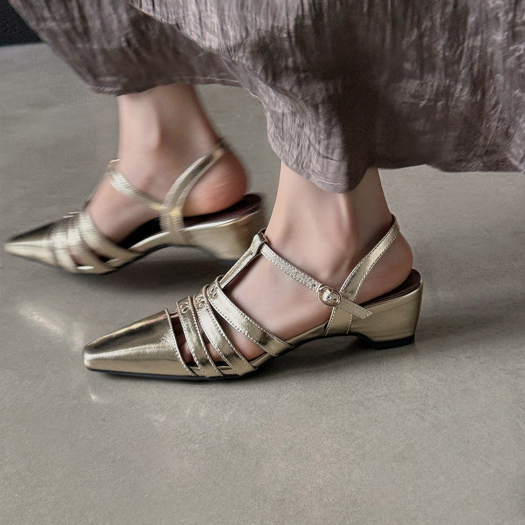 Karin Luna Classic Old Money Style Closed Toe Sandals