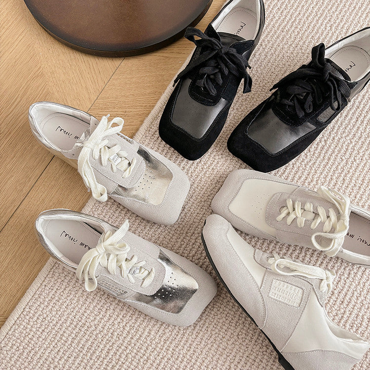 Karin Luna Casual Shoes Series~  In stock Lace-up Thick-soled Deep Mouth Single Shoes