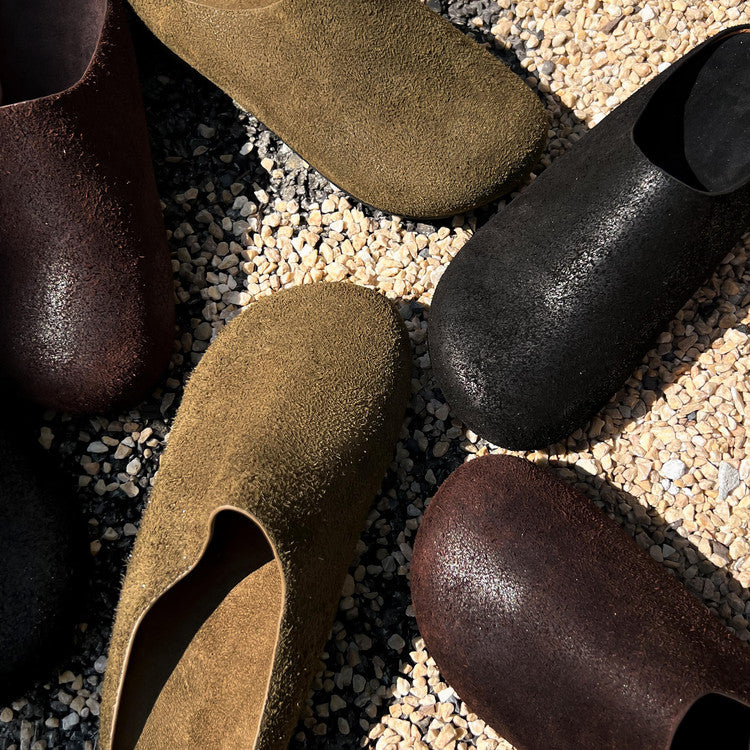 Karin Luna Full Layer Inside and Out~Spot Goods Spot Goods Basic Versatile Mules Slippers