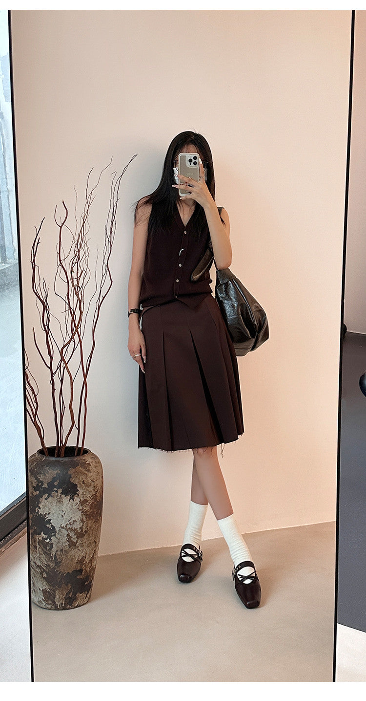 Karin Luna In Stock Spot Goods  Square Toe Internal Height Increase Detachable Bowknot